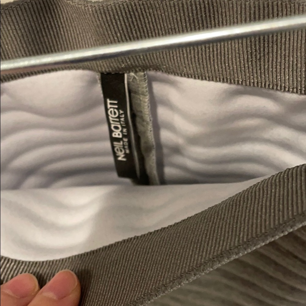 Neil Barrett embossed bonded jersey skirt - Picture 2 of 6